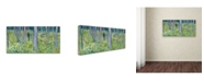 Trademark Global Van Gogh 'Undergrowth With Two Figures' Canvas Art - 47" x 24" x 2"